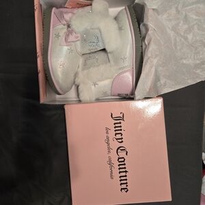 Juicy Couture Silver and Pink Boots